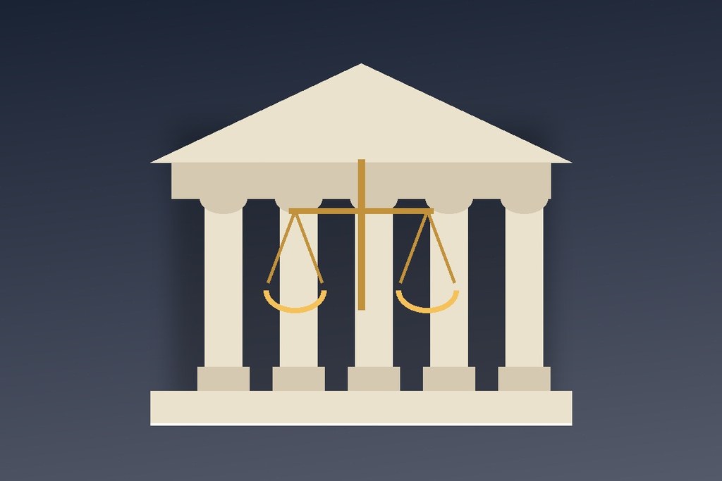 The litigants on the screen are not actors